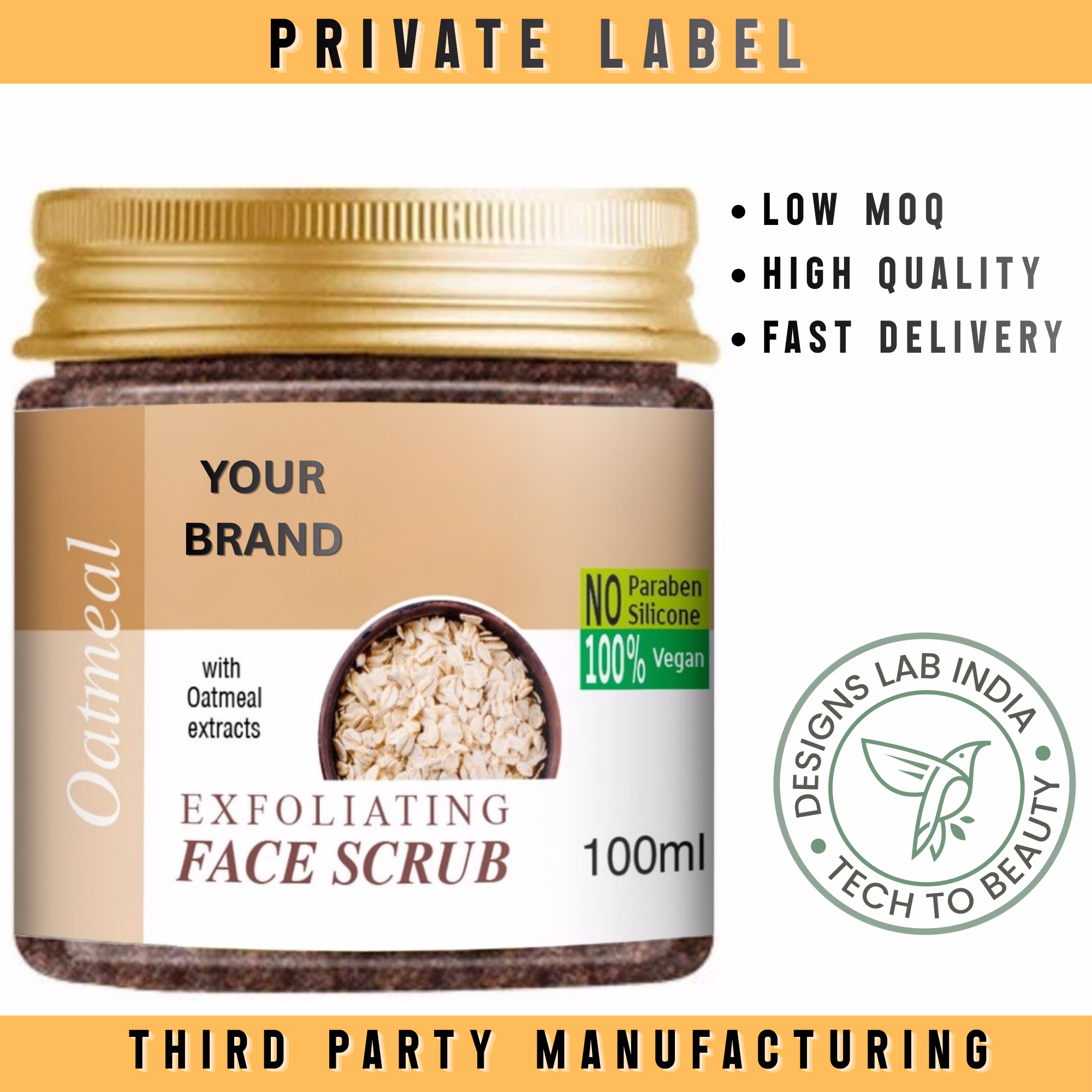 Oatmeal Face & Body Scrub